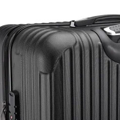 Ensemble De 3 Valises à 4 Roues Avec Serrure à Combinaison, Valise Rigide En Abs, Valise Trolley