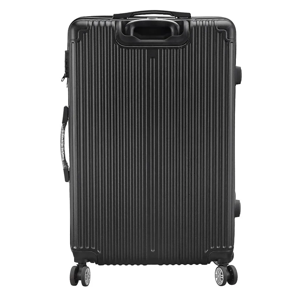 Ensemble De 3 Valises De Voyage Légères Et Rigides, Avec Poignée Télescopique Et Cadenas, Noir