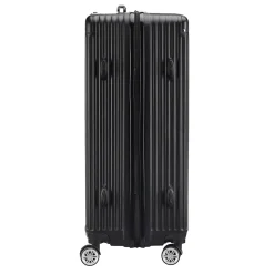 Ensemble De 3 Valises De Voyage Légères Et Rigides, Avec Poignée Télescopique Et Cadenas, Noir