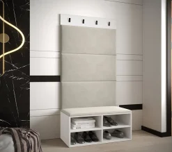Ensemble de garde-robe Miro 2 184x84x42 (Blanc + Manila 02)