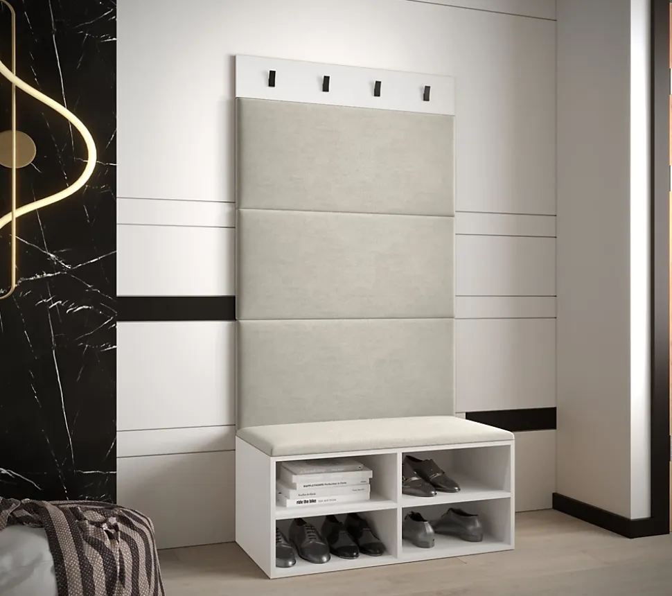 Ensemble de garde-robe Miro 2 184x84x42 (Blanc + Manila 02)