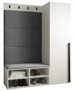 Ensemble de garde-robe Miro 6 184x134x42 (Blanc + Manila 16)