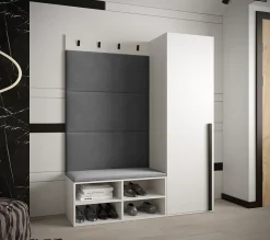 Ensemble de garde-robe Miro 6 184x134x42 (Blanc + Manila 16)
