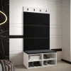 Ensemble de garde-robe Miro 2 184x84x42 (Blanc + Manila 18)