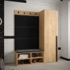Ensemble de garde-robe Miro 6 184x134x42 (Chêne artisanal + Manila 18)