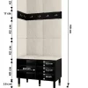 Ensemble de garde-robe Palermo 11 200x84x46 (Cachemire + Poso 100)
