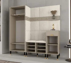 Ensemble de garde-robe Palermo 13 200x200x46 (Cachemire + Poso 100)