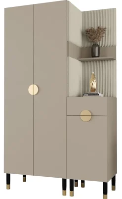 Ensemble de garde-robe Palermo 6 200x116x46 (Cachemire + Poso 100)