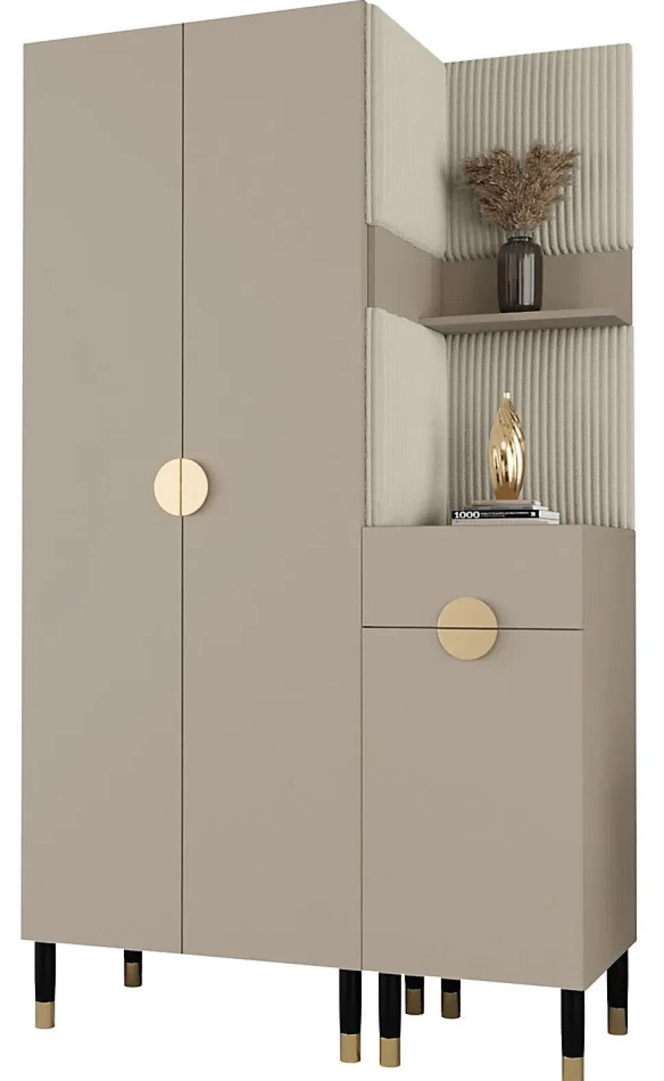 Ensemble de garde-robe Palermo 6 200x116x46 (Cachemire + Poso 100)