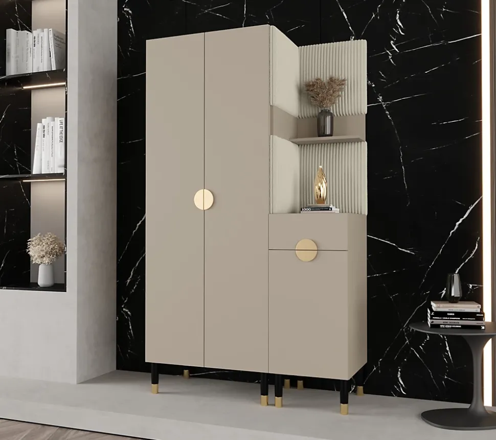 Ensemble de garde-robe Palermo 6 200x116x46 (Cachemire + Poso 100)