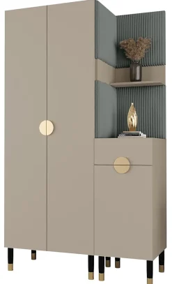 Ensemble de garde-robe Palermo 6 200x116x46 (Cachemire + Poso 60)