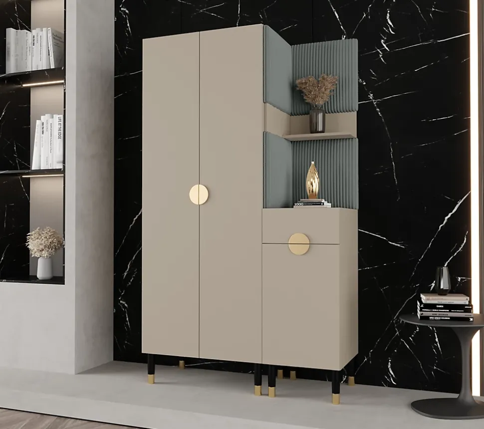 Ensemble de garde-robe Palermo 6 200x116x46 (Cachemire + Poso 60)