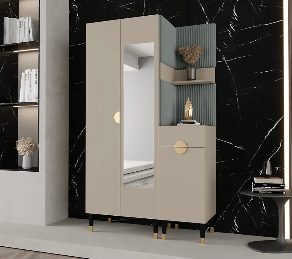 Ensemble de garde-robe Palermo 16 200x116x46 (Cachemire + Poso 60)