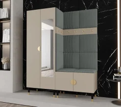 Ensemble de garde-robe Palermo 14 200x158x46 (Cachemire + Poso 60)