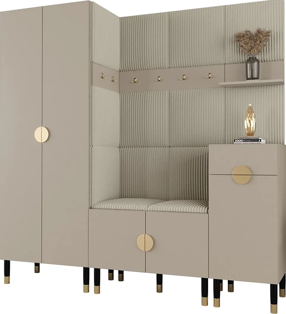 Ensemble de garde-robe Palermo 1 200x200x46 (Cachemire + Poso 100)