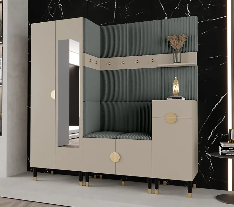 Ensemble de garde-robe Palermo 13 200x200x46 (Cachemire + Poso 60)