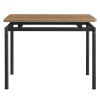 Ensemble de salle à manger Hemnes pour 4 personnes effet chêne / gris foncé en.casa