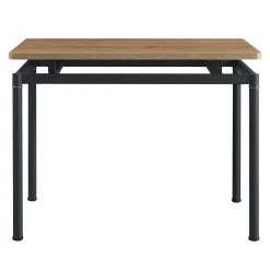 Ensemble de salle à manger Hemnes pour 4 personnes effet chêne / gris foncé en.casa