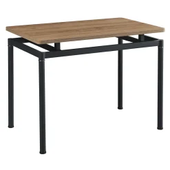 Ensemble de salle à manger Hemnes pour 4 personnes effet chêne / gris foncé en.casa