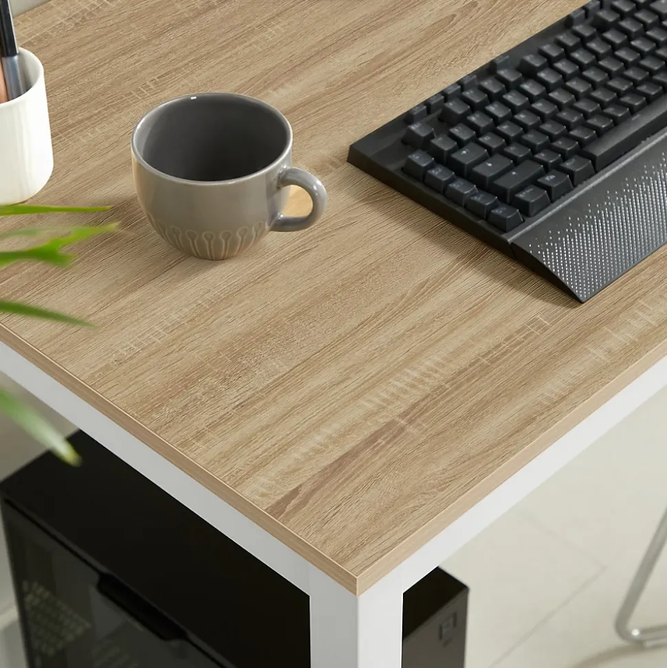 Ensemble de salle à manger Valora Table ROVA 120x60 en chêne + 4 chaises OSAKA noires