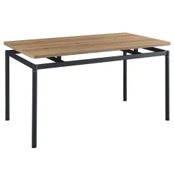 Ensemble de salle à manger Hemnes pour 4 personnes marron clair en.casa