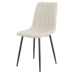 Ensemble de salle à manger Hemnes pour 4 personnes effet chêne / beige en.casa