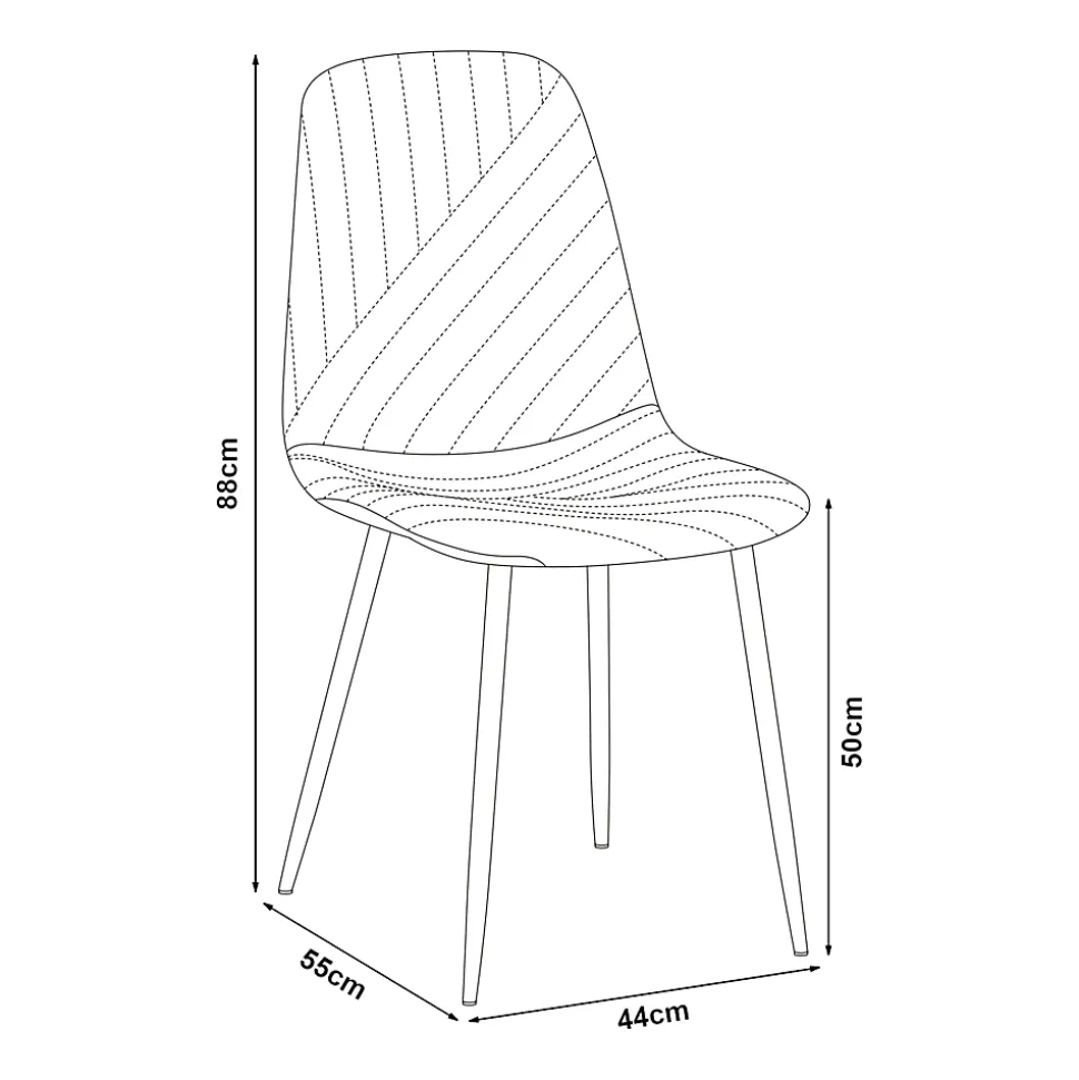 Ensemble de salle à manger Hemnes pour 4 personnes avec table ronde marron clair en.casa