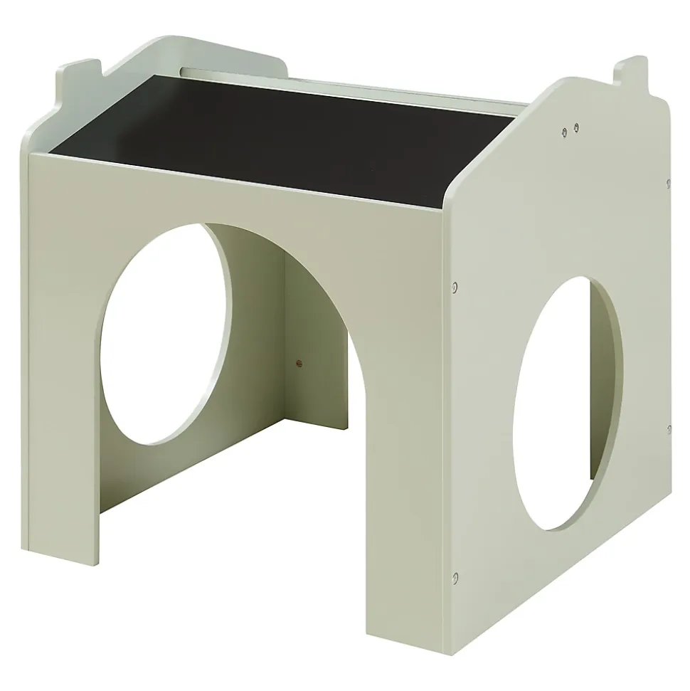 Ensemble de table de dessin et 2 chaises pour enfants Romso vert menthe en.casa