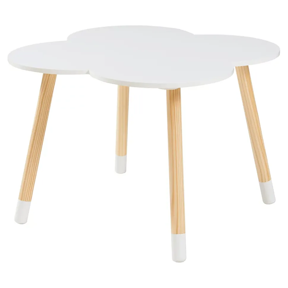 Ensemble de table et 2 chaises pour enfants Epim blanc en.casa