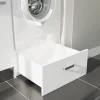 Ensemble meubles buanderie avec emplacement lave-linge surélevé - B08