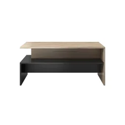 Ensemble salon complet RAMOS Chene 7 meubles avec LED multicolore intégrée