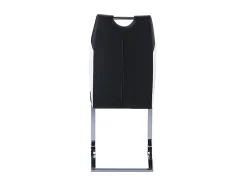 Ensemble table + 4 chaises - Coloris : noir et blanc - WINCH