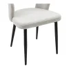 Ensemble table ANTALIZA + 4 chaises NIYAMA - Naturel foncé et gris