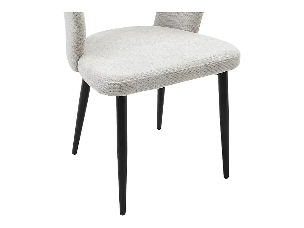 Ensemble table ANTALIZA + 4 chaises NIYAMA - Naturel foncé et gris