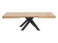 Ensemble table CATONAV + 4 chaises MASURIE - Naturel et crème