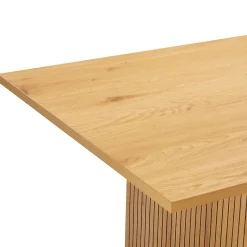 Ensemble table 180cm et 2 bancs style scandinave ALMA - HAPPY GARDEN