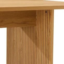 Ensemble table 180cm et 2 bancs style scandinave ALMA - HAPPY GARDEN