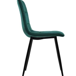 Ensemble table et chaises 140x80x75 cm avec 4 chaises, table MDF effet marbre, chaises velours gris