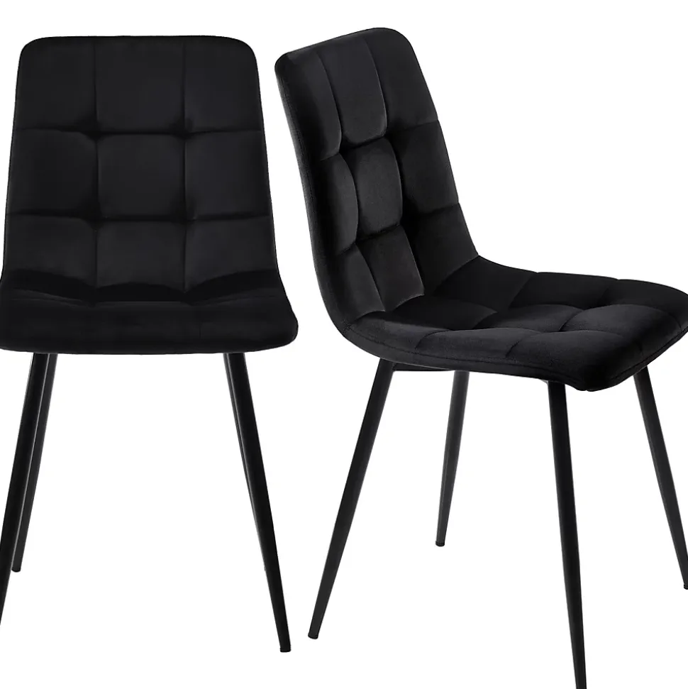 Ensemble table et chaises 120x75x75 cm avec 4 chaises, table rectangulaire, assise rembourrée et pieds dorés