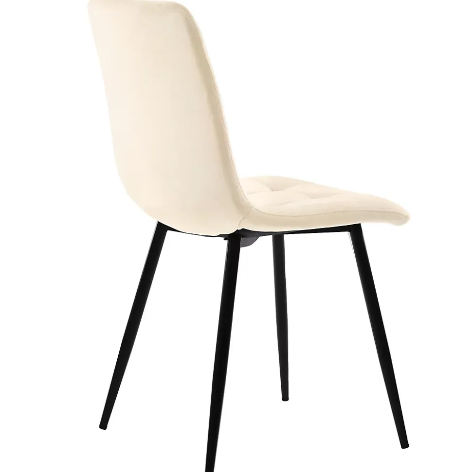 Ensemble table et chaises 140x80x75 cm avec 4 chaises velours gris, plateau MDF effet marbre et pieds métal