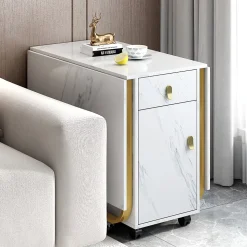 Ensemble table et chaises 150x80x76 cm avec 4 chaises rembourrées velours, plateau MDF blanc et pieds métal