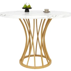 Ensemble table et chaises 80x80x76 cm avec 4 chaises, table carrée plateau effet marbre, assise velours