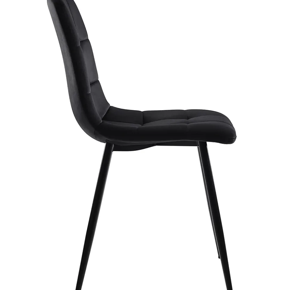 Ensemble table et chaises 100x75 cm table ronde plateau MDF marbré avec 4 chaises velours et structure métal