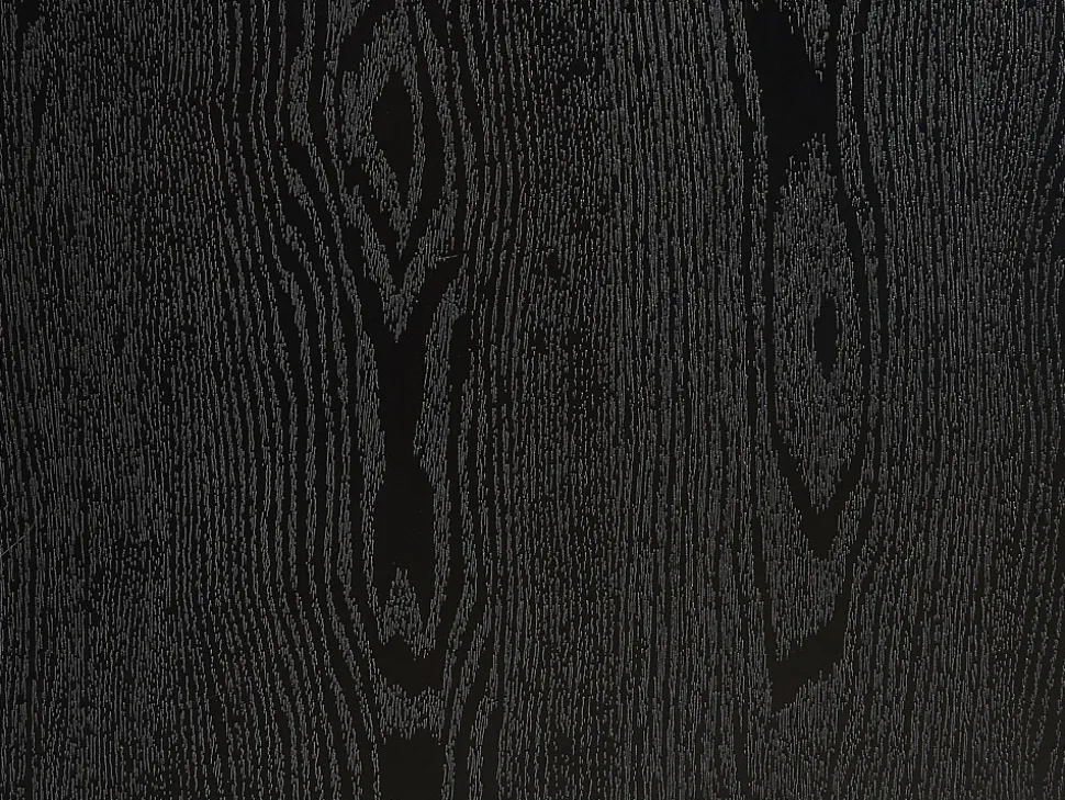 Ensemble table KOMONI + 4 chaises KADIJA - Noir et beige