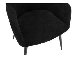 Ensemble table LUBANA + 4 chaises PEGA - Transparent et noir