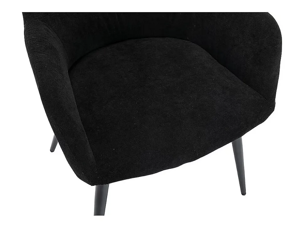 Ensemble table LUBANA + 4 chaises PEGA - Transparent et noir