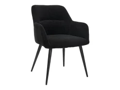 Ensemble table LUBANA + 4 chaises PEGA - Transparent et noir