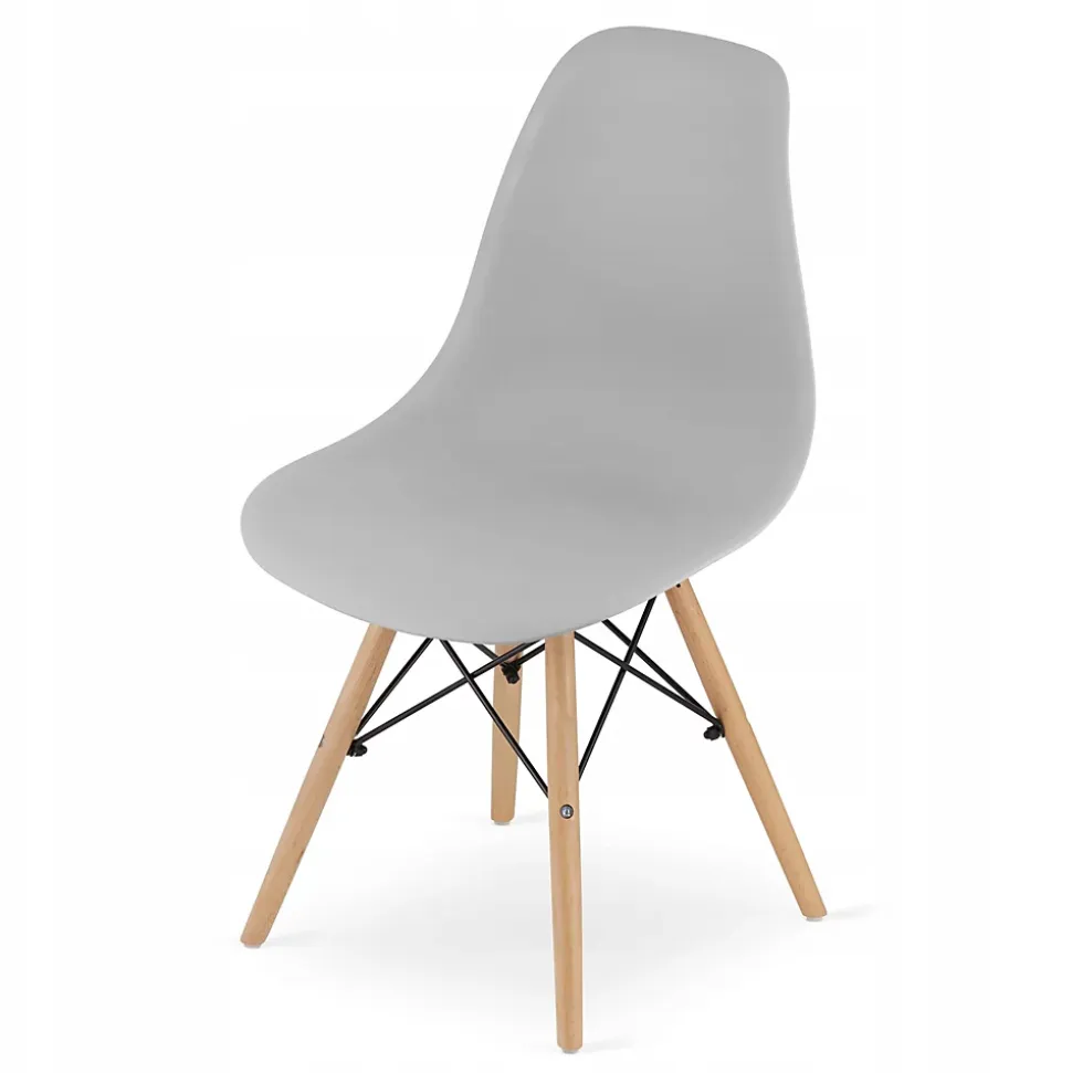 Ensemble table rectangulaire Valora et 4 chaises Sonoma en chêne gris
