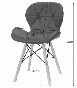 Ensemble table ronde noire VALORA KOVA 60 et 2 chaises noires WAKO