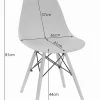Ensemble table ronde Valora KOVA 90 blanche + 4 chaises Osaka noires